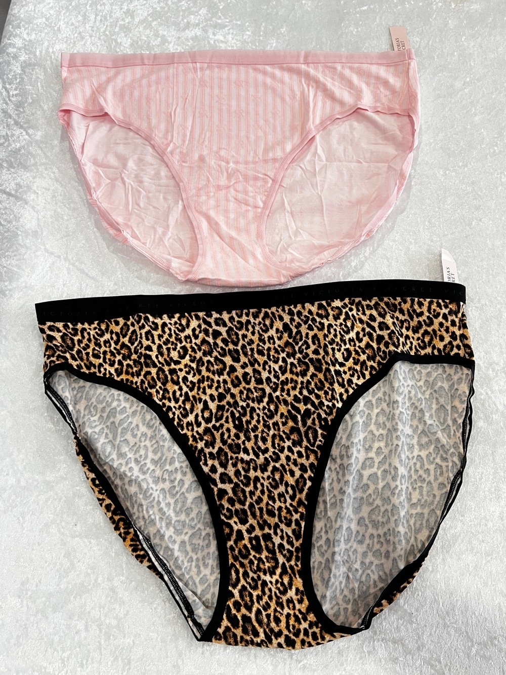 Victoria's Secret Lot Of Two Underwear Panties Brief Size XXL Cotton Blend